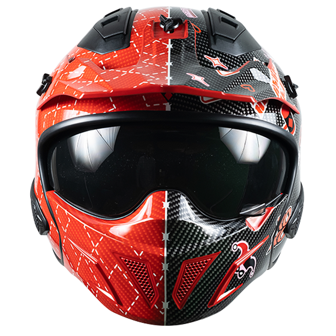 Casco de best sale moto harley quinn